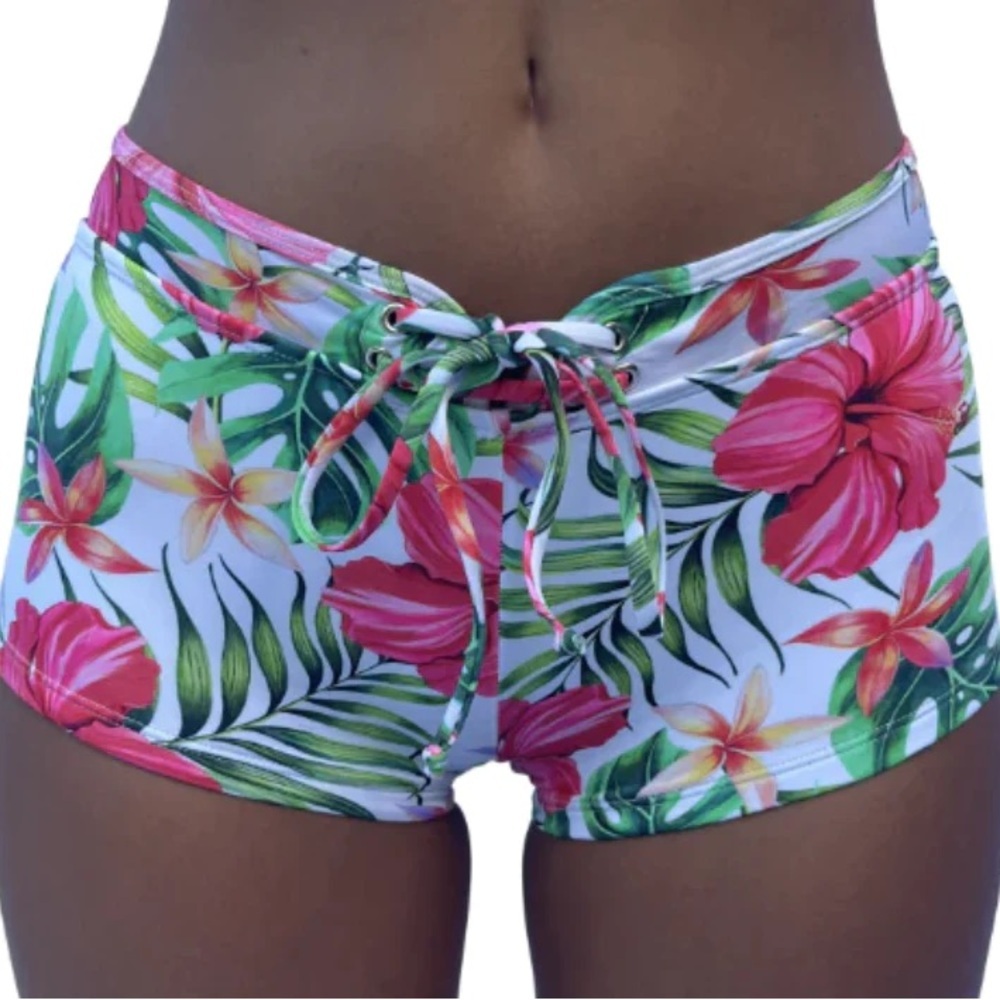 Pualani Hanalei Hot Pants Bikini Bottoms - Tahiti Women’s Medium